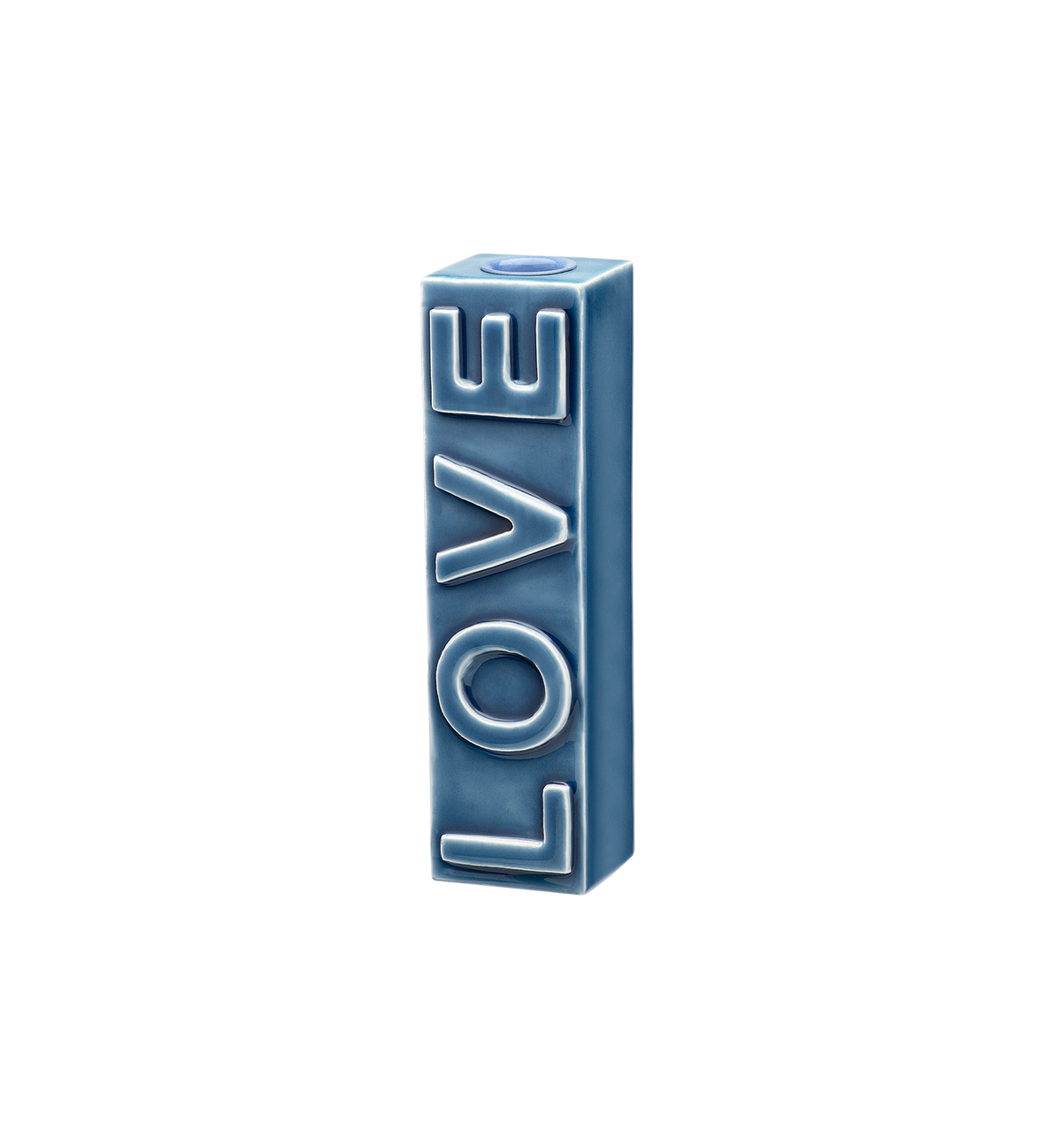 LOVE MIST CANDLE HOLDER - BLUE