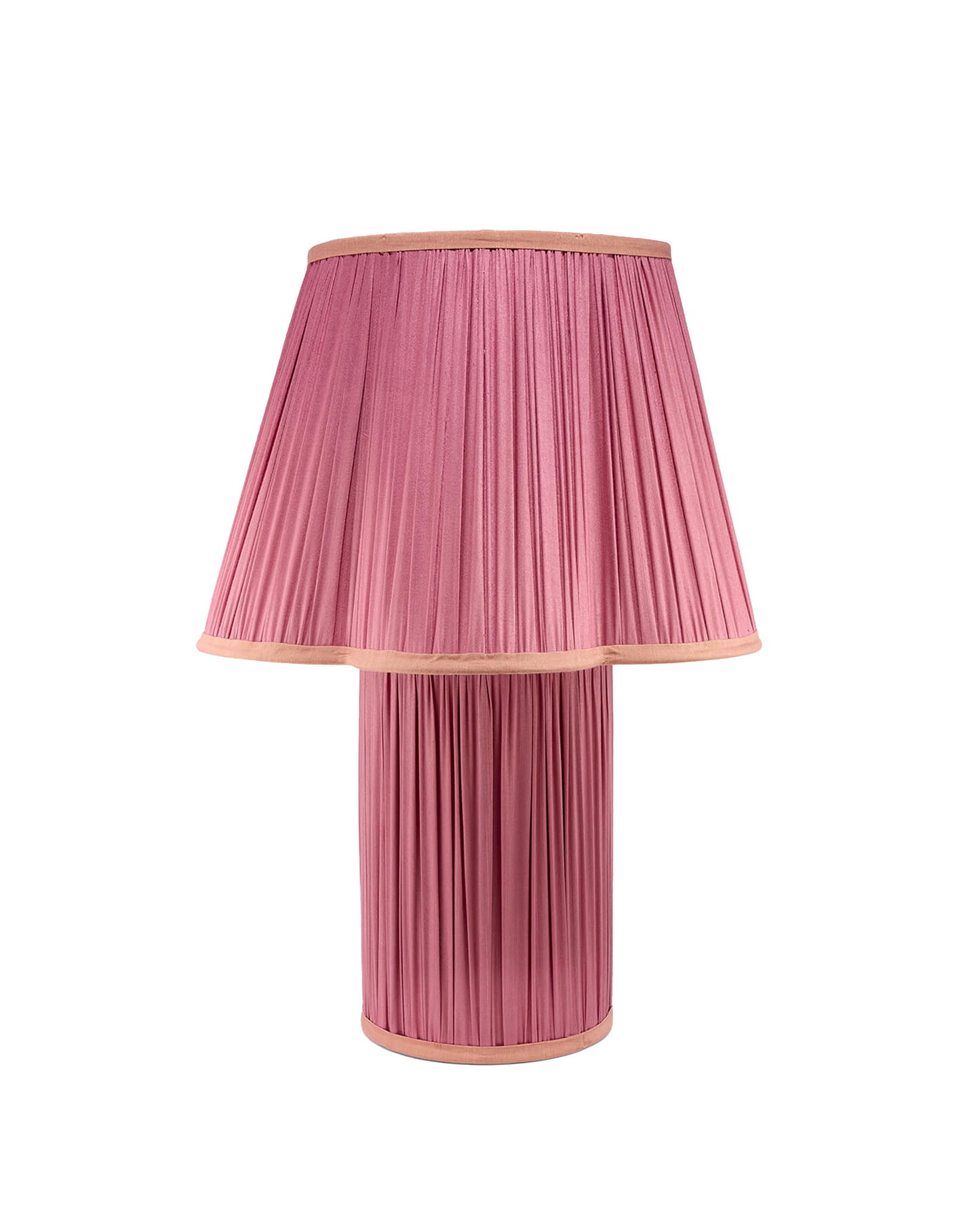 Doing Goods Myra Lamp - Large Silk Fuchsia