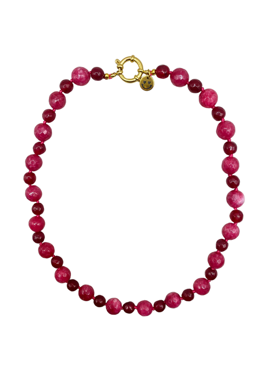 William Necklace Raspberry