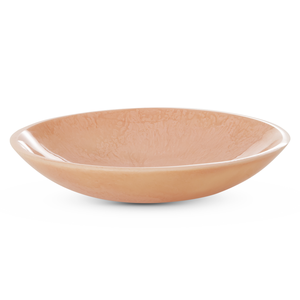 Rice Resin Salad Bowl - Soft Pink