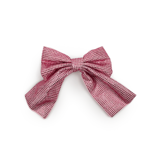 Sui Ava Crystal Bow Pink Pearl