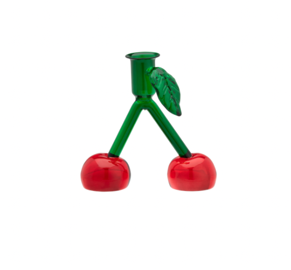 CHERRY CANDLE HOLDER