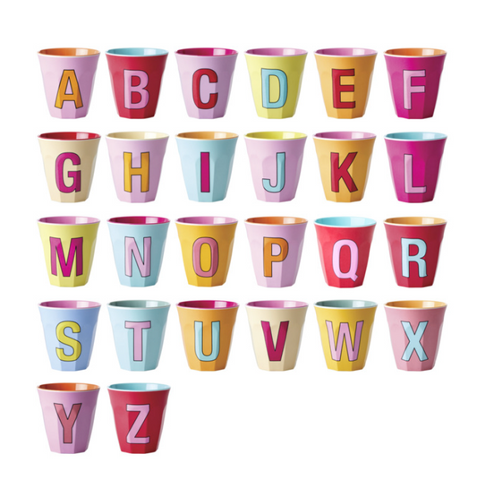 Rice Melamine Alphabet Cup