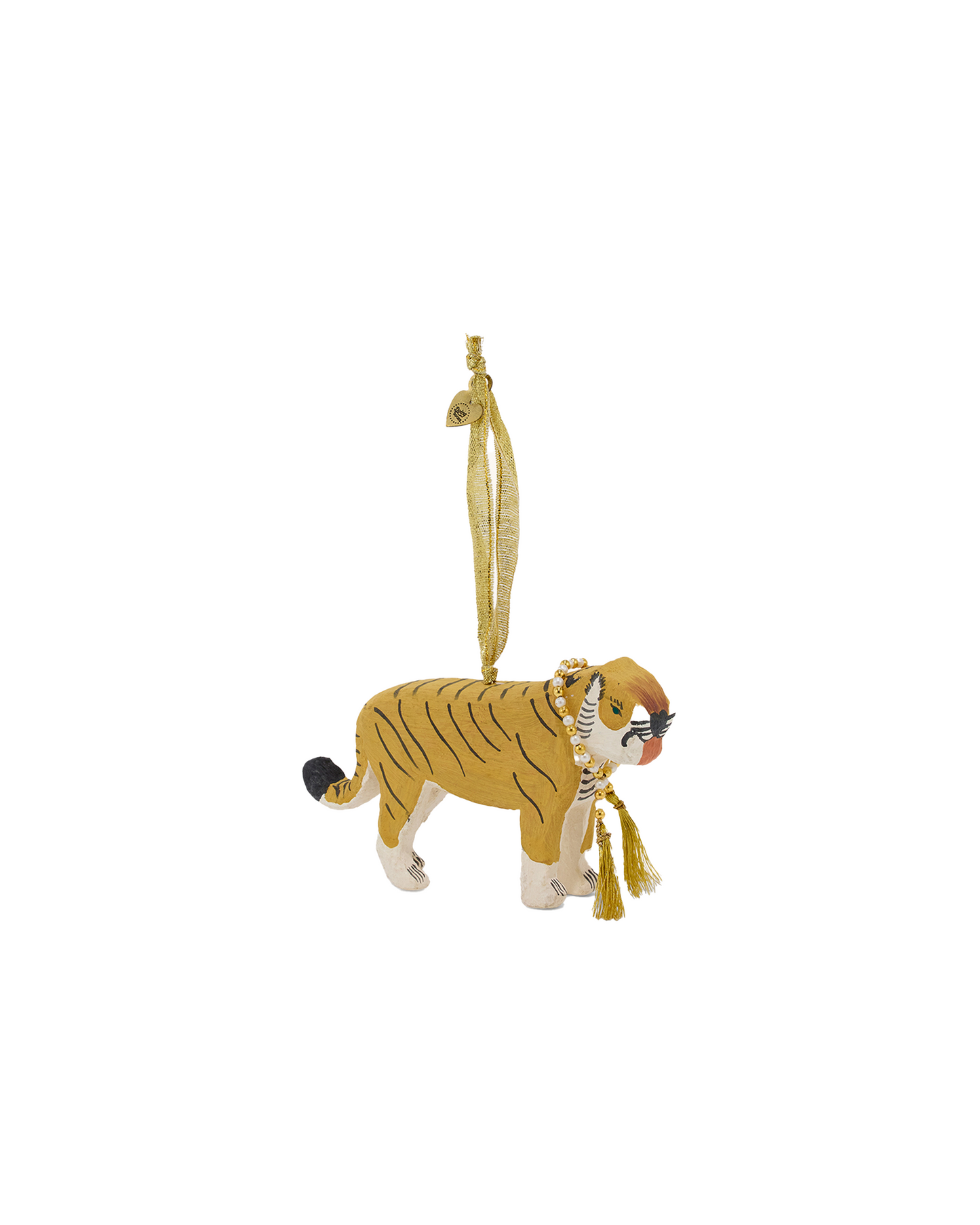 Tinsel Tiger Ornament