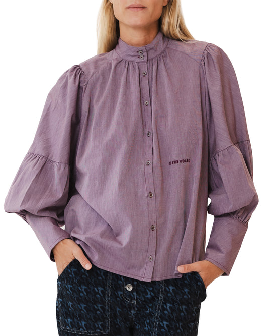 Cam Blouse 339 Eggplant