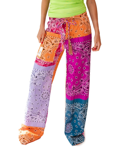 Bandana Pants Pink Orange