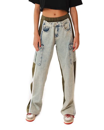 Topanga Club Cargo Denim Pants