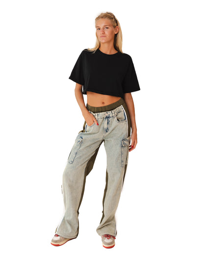 Topanga Club Cargo Denim Pants