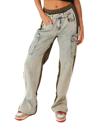 Topanga Club Cargo Denim Pants