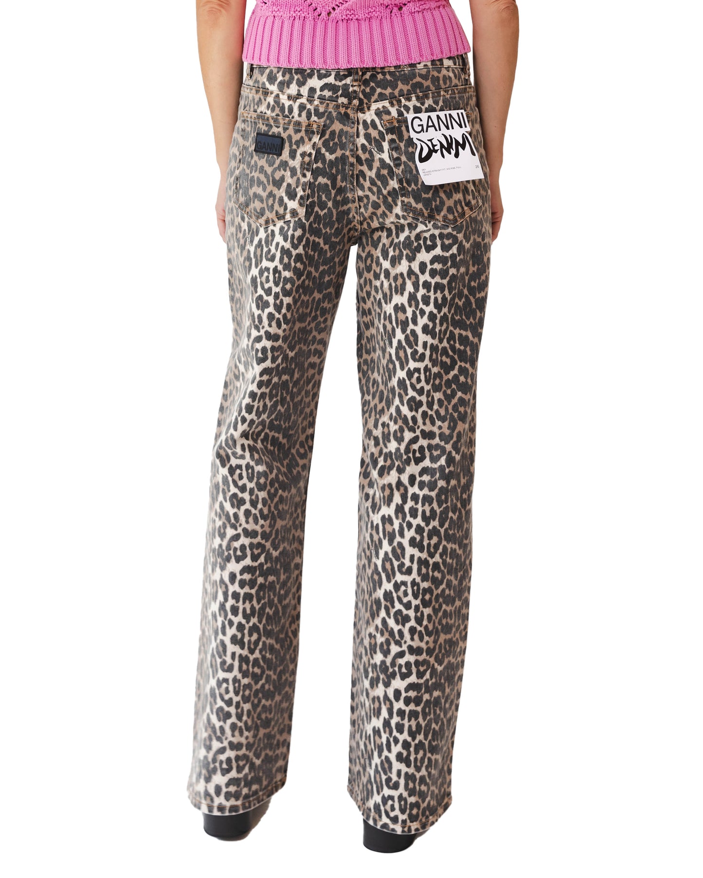 Leopard Printed Izey Jeans