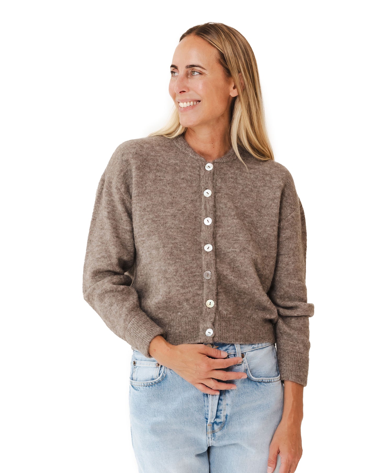 Britney Cardigan Walnut