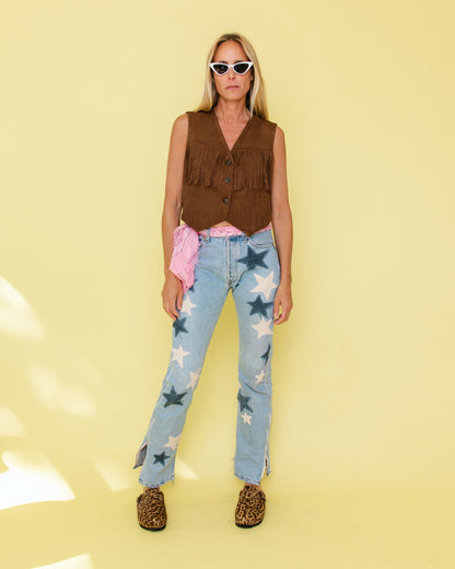 TULLA FRINGE GILET