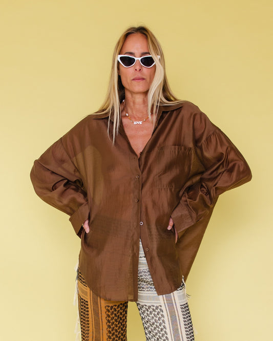 CHOCOLATE BLOUSE