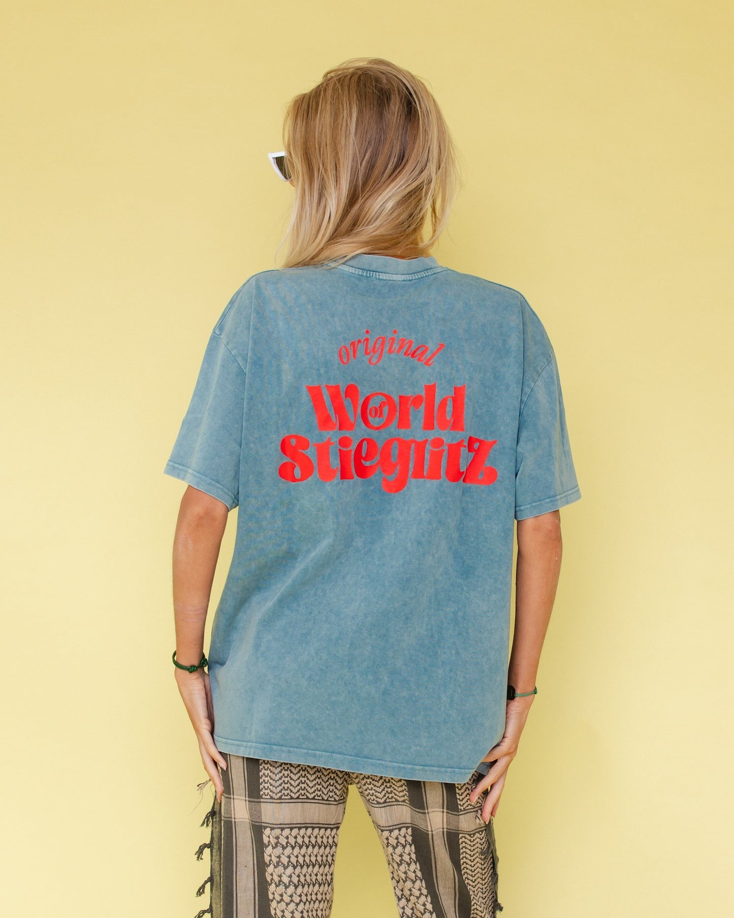 WORLD OF STIEG OVERSIZED T-SHIRT | GREEN
