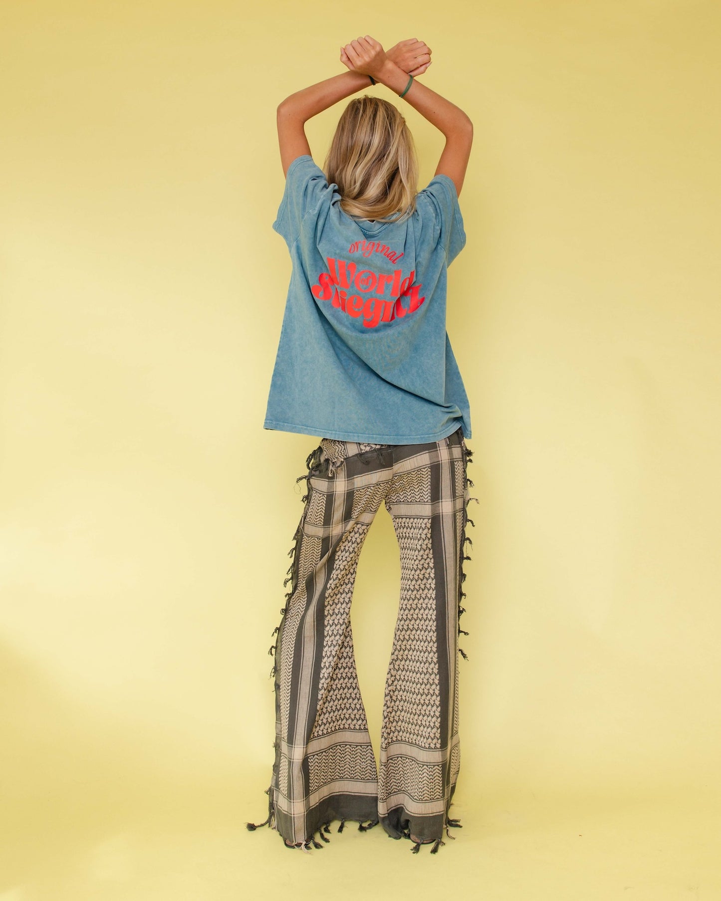 WORLD OF STIEG OVERSIZED T-SHIRT | GREEN