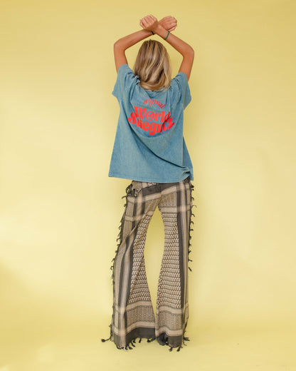WORLD OF STIEG OVERSIZED T-SHIRT | GREEN