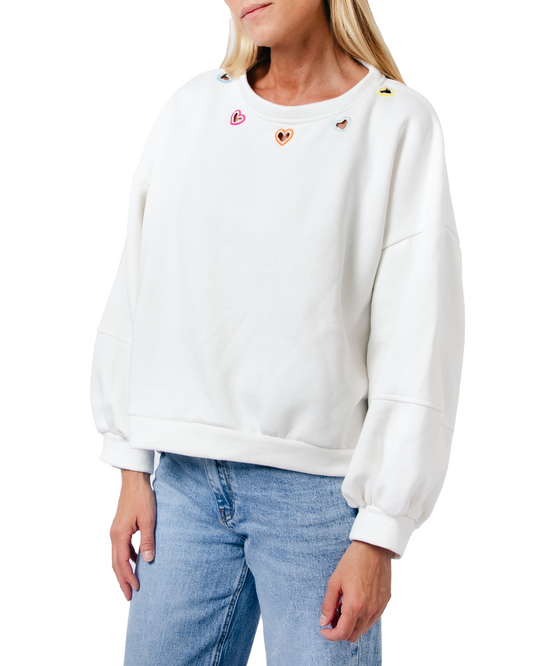 Topanga Club Multi Heart Sweater