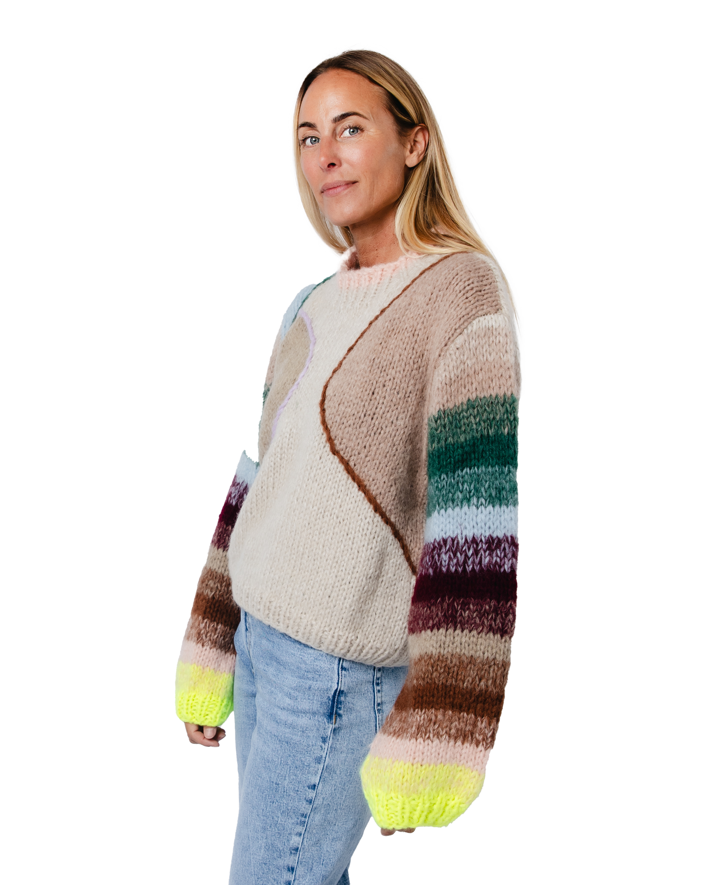 Genova Intarsia Pullover 910 Kit