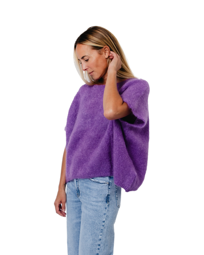 Topanga Club Bonnie Knit Purple