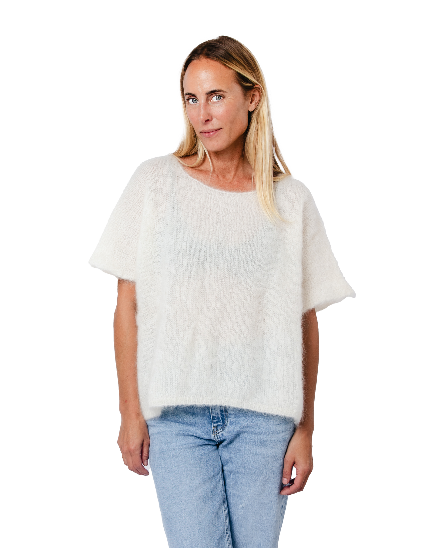 Topanga Club Bonnie Knit Off White