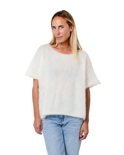 Topanga Club Bonnie Knit Off White