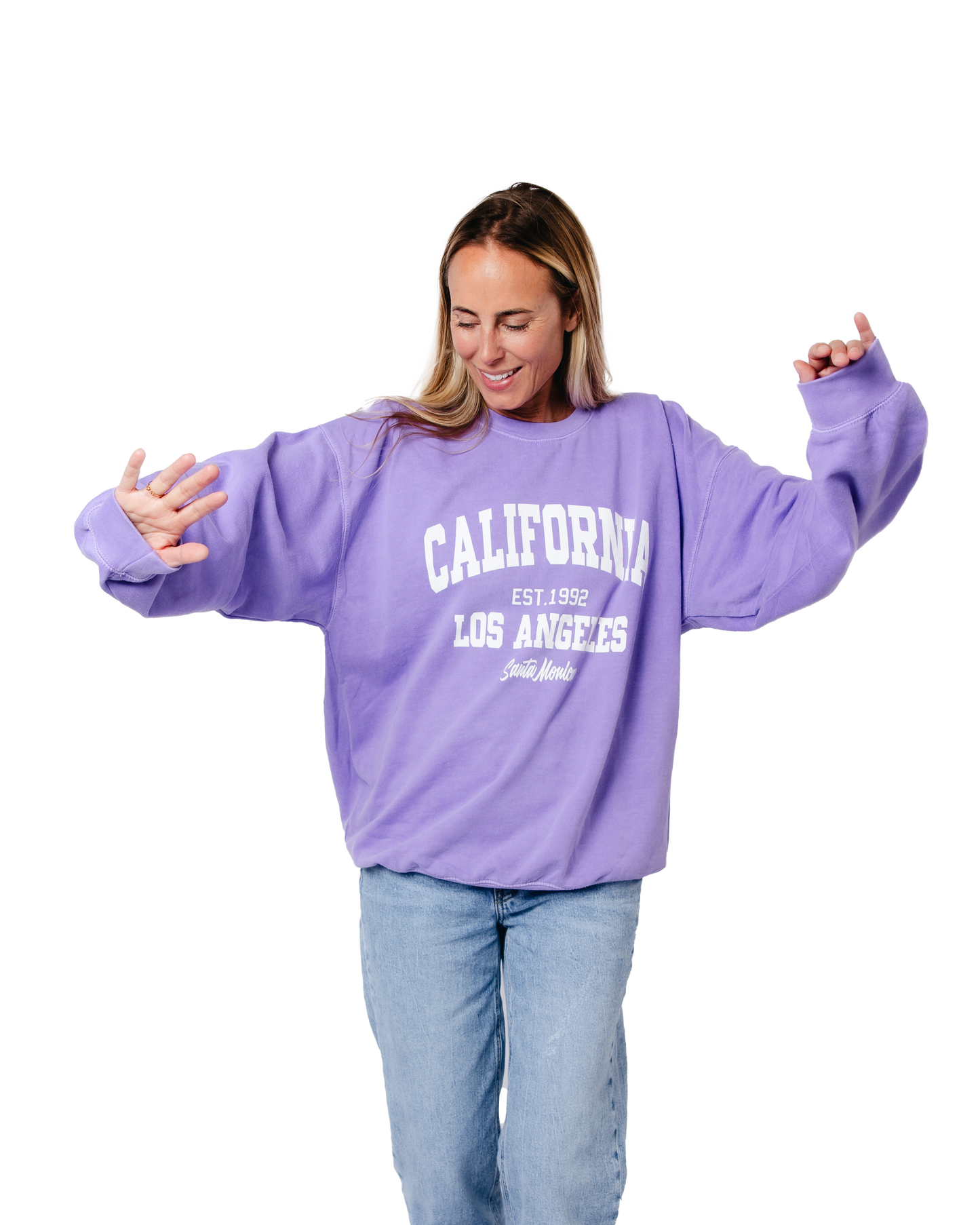 Topanga Club California Sweater Purple