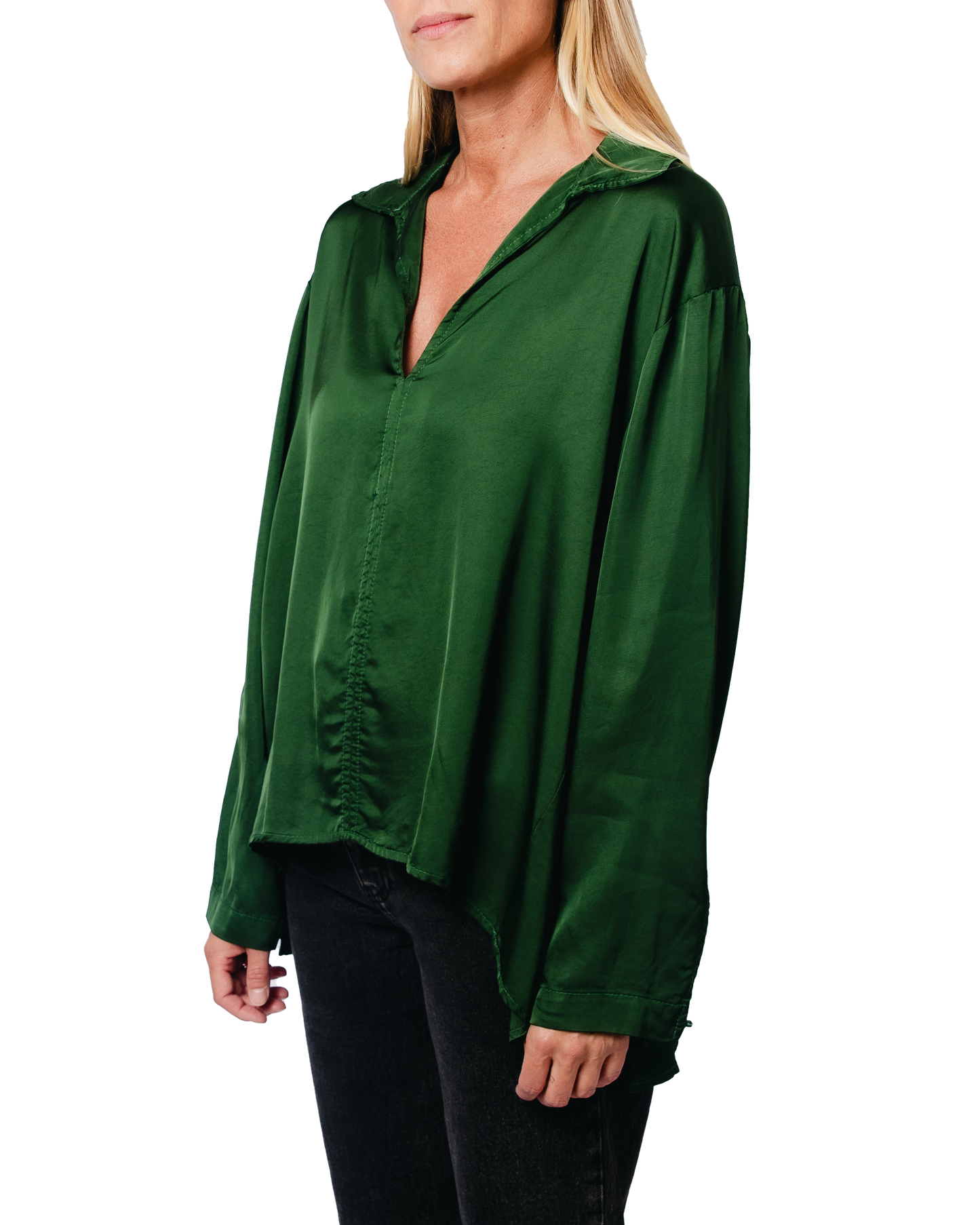 Topanga Club Sophia Blouse Green