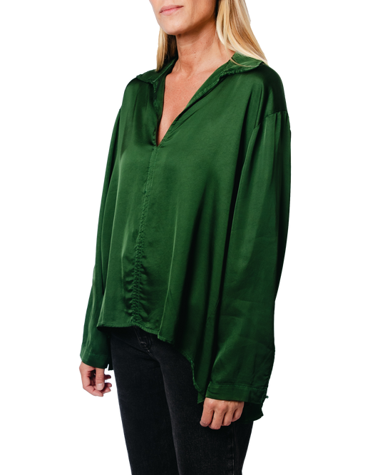 Topanga Club Sophia Blouse Green