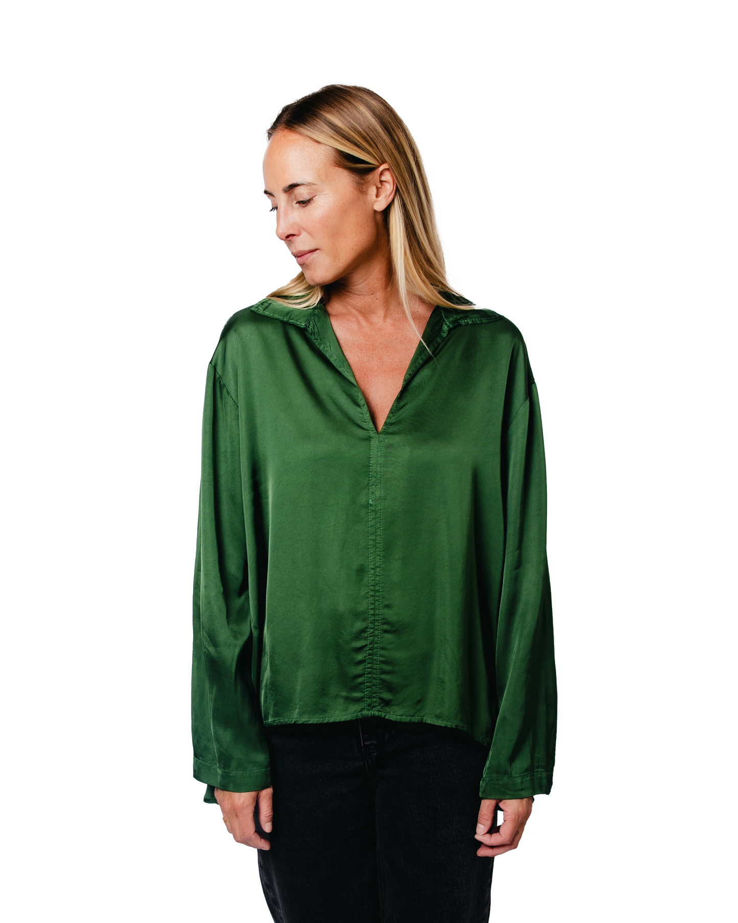 Topanga Club Sophia Blouse Green