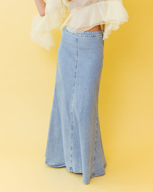 JEANS MAXI SKIRT
