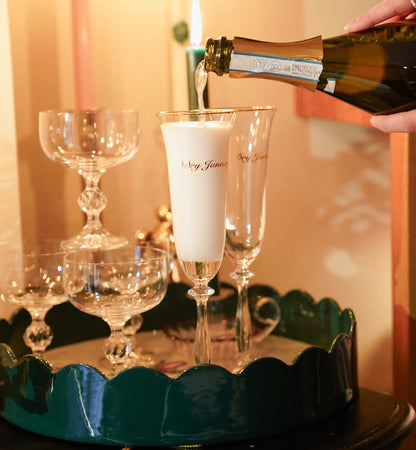 Dry January Champagne Flute Set of 2