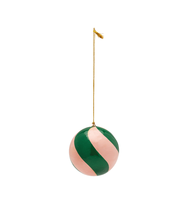 Christmas Swirl Ornament