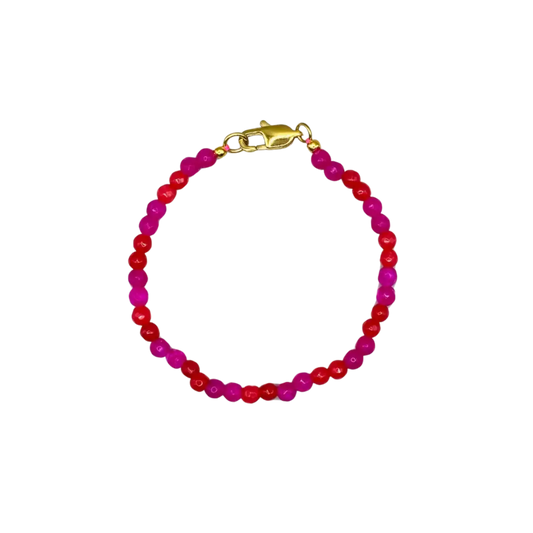 Roger Bracelet Double Pink