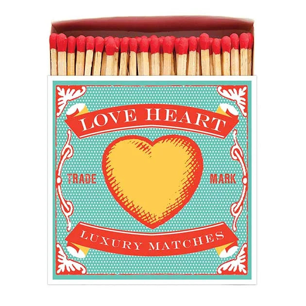 Archivist Luxury Matches Love Heart