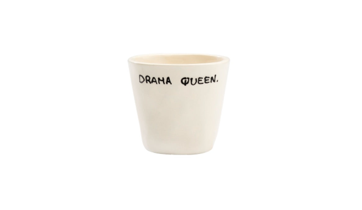 Espresso cup 'Drama queen'