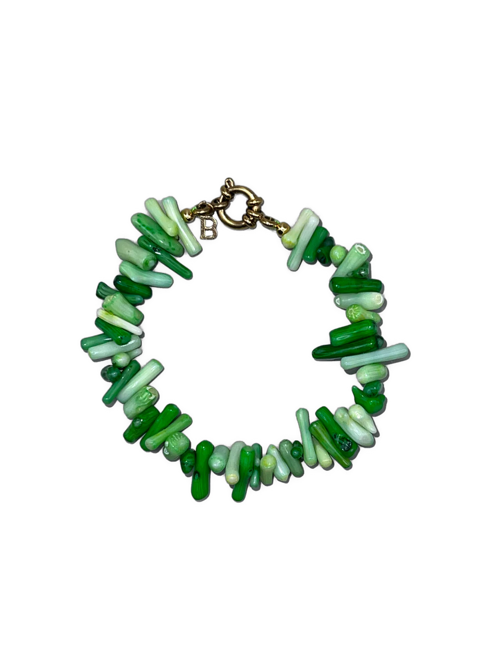 Flint Shell Bracelet Green