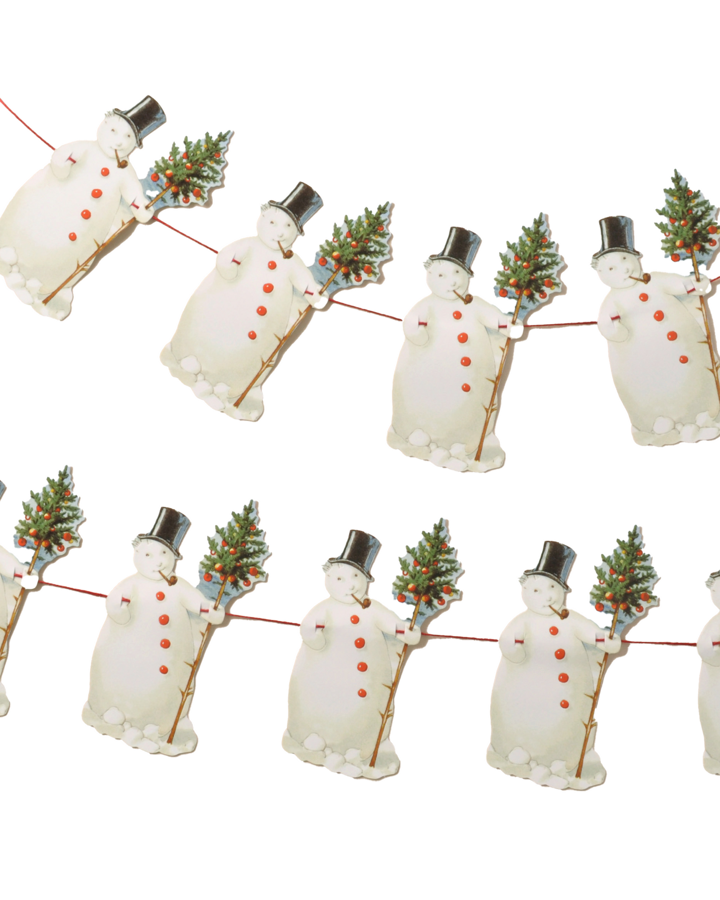 Snowman Christmas Garland