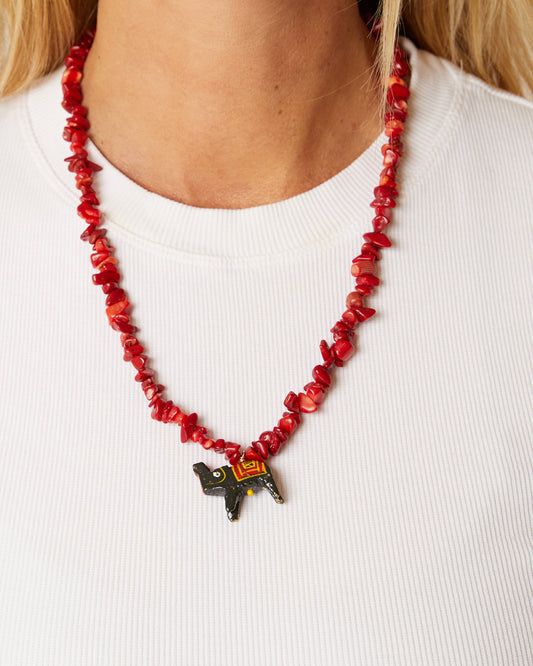 Elefante Coral Necklace