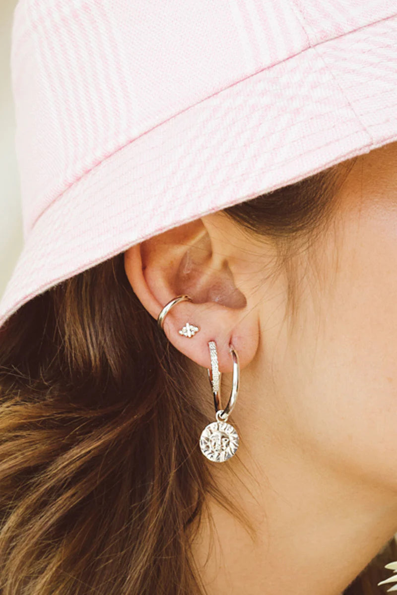 Classic ear cuff silver (single piece)